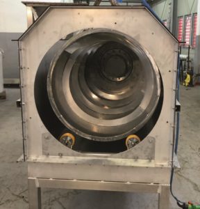 internally fed drum screen in the shop in manufacturing