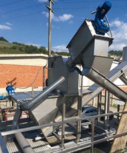 unit screening grit removing and degreasing by equipwater